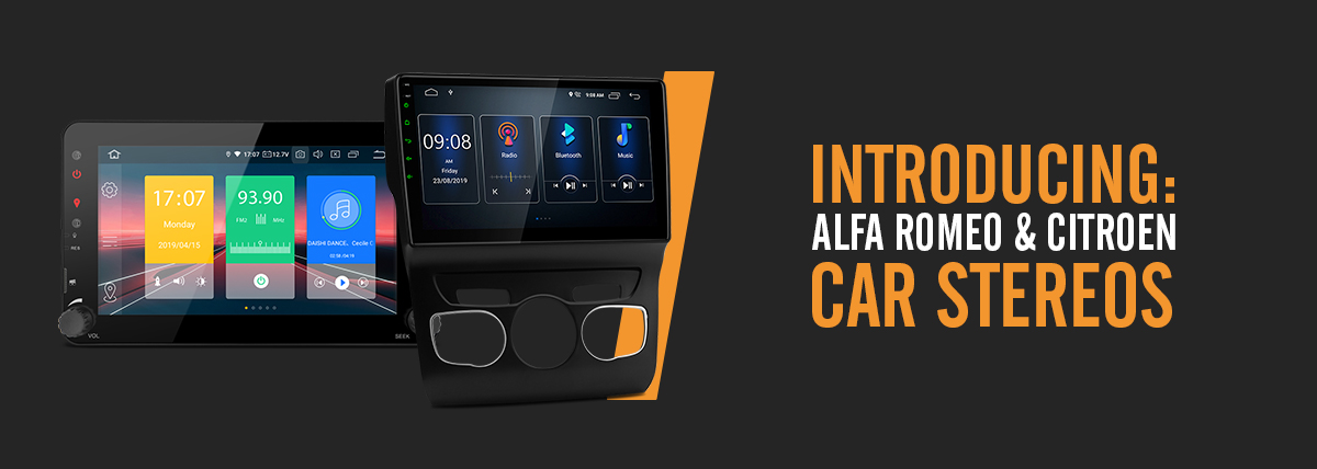 Introducing – Alfa Romeo & Citroen Car Stereos